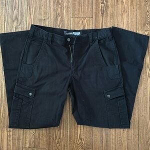 Men's 33x32 CARHARTT Relaxed Fit Rugged Flex Carpenter Work Pant black